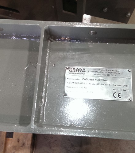 Zasuwy Nożowe TPN-500-500-1,1